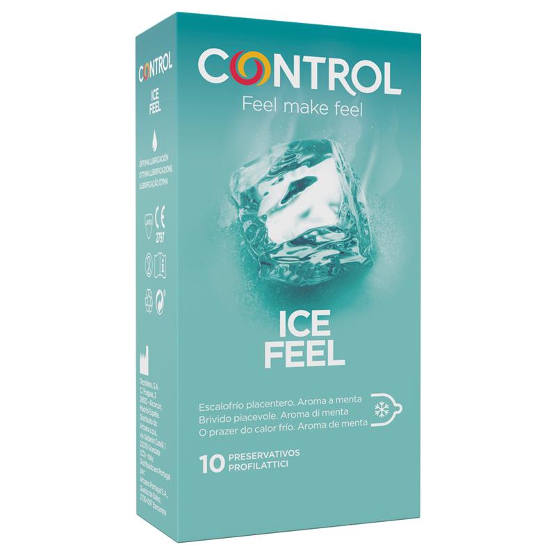 CONTROL ყინულის ეფექტი, 10 ცალი პრეზერვატივი
