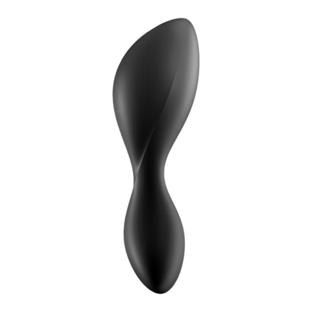 SATISFYER TRENDSETTER BUTT PLUG WITH VIBRATION AND APP, BLACK